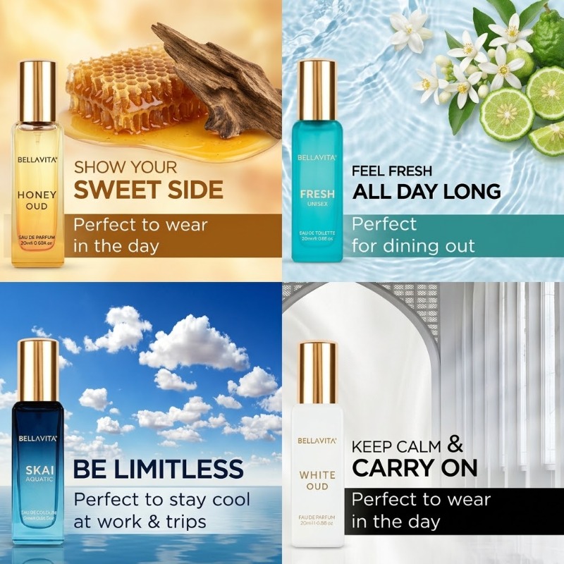 The Collection Perfume Fragrance - Zestaw mini perfum unisex 20MLx4, woda