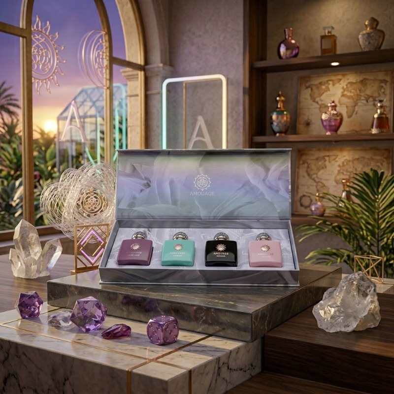 AMOUAGE 30ML X4 Zestaw Perfum  – The Collection Perfume Fragrance recenzja i cena